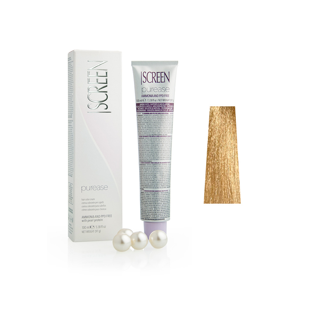 Крем-фарба без аміаку з протеїнами перлів SCREEN Purease SSN (12.0) Natural Super Lightener, 100 ml - 1